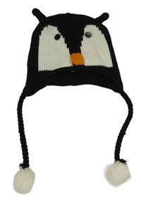 Černo-bílá čepice s čumákem Mountain Warehouse