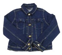 Tmavomodrá riflová bunda s mašlemi Mayoral