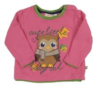Ružová mikina so sovou Lily & Dan