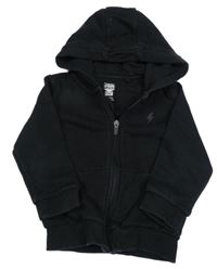 Čierna prepínaci mikina s bleskom a kapucňou F&F