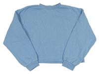 Svetlomodrá crop mikina H&M