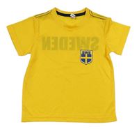 Žluté sportovní tričko Sweden