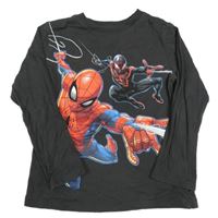 Antracitové triko se Spidermanem Marve