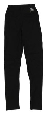 Černé sportovní legíny se zajíčky 