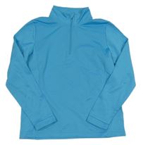 Tyrkysová športová mikina Crane