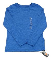 Nové - Modré melírované funkční sportovní triko St. Bernard