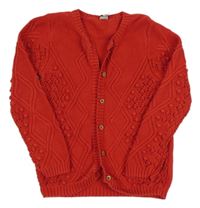 Červený prepínaci sveter Tu