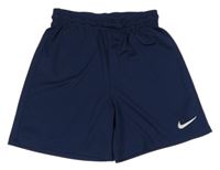 Tmavomodré sportovní funkční kraťasy Nike