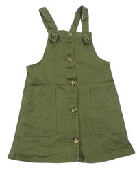 Khaki rifľové prepínaci šaty Denim Co.