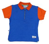 Modro-červené polo tričko s logem Guides