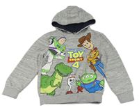Sivo-biela melírovaná mikina s Toy Story a kapucňou PRIMARK