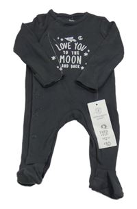 Nové - tmavosivý overal s nápismi a raketou F&F