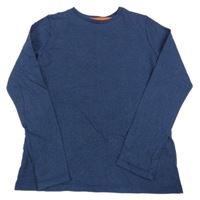 Tmavomodré melírované tričko Boden