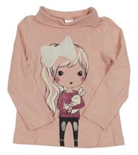 Světlerůžový rolák s holčičkou C&A