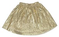 Zlatá plisovaná sukňa St. Bernard