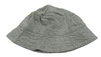 Šedý melírovaný bavlněný klobouk Tu