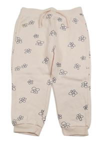 Svetloružové kvetované tepláky Primark