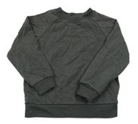 Tmavosivá melírovaná mikina Sinsay