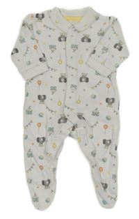 Bílý overal se slony a stany Early Days