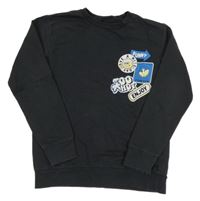 Antracitová mikina s potlačou LC Waikiki