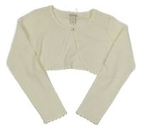 Smotanové trblietavé svetrové bolerko Monsoon