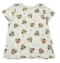 Smotanové bodkovaná é tričko s Minnie Disney