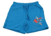 Modré teplákové kraťasy so Supermanem Sinsay