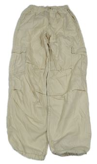 Krémové cargo cuff rifle Zara