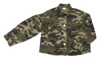 Army plátenná košeľová bunda Next