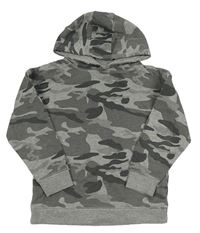Šedá army mikina s kapucí Primark
