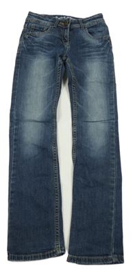 Tmavomodré skinny rifle C&A