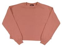 Ružová crop mikina New Look