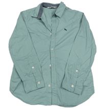 Zelená košile s výšivkou H&M