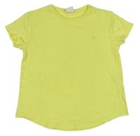 Žluté tričko se srdcem Zara
