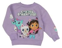 Lila mikina s dívkou a kamarády 