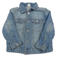 Svetlomodrá rifľová bunda H&M