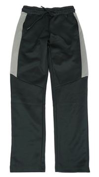 Antracitovo-šedé sportovní tepláky Primark