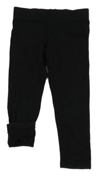 Černé zateplené legíny H&M