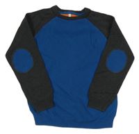 Modro-tmavosivý sveter M&S