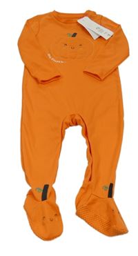 Nové - Oranžový overal s dýní F&F