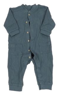 Šedomodrá rebrovaný overal H&M