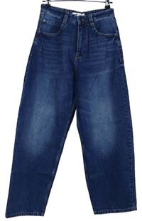 Pánske tmavomodré skater fit rifle Pull&Bear vel. 29