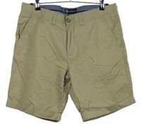Pánské béžové plátěné chino kraťasy C&A vel. 36