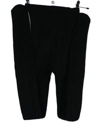 Dámské černé vzorované punčocháče 