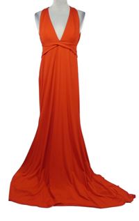 Nové - Dámské červené dlouhé společenské šaty JJ´s House 