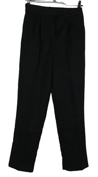 Dámské černé paper bag kalhoty Sinsay 