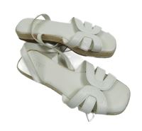 Dámské bílé koženkové sandály Primark vel. 39