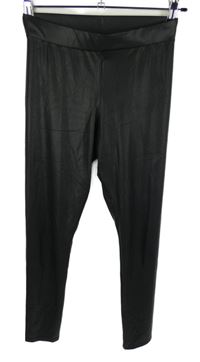 Dámské černé lesklé legíny Calzedonia 
