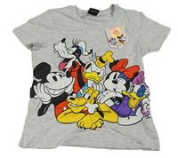 Svetlosivé tričko s Mickey Mousem a přáteli Disney