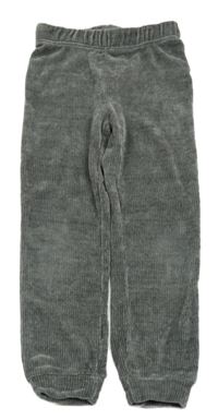 Sivé žinylkové tepláky H&M